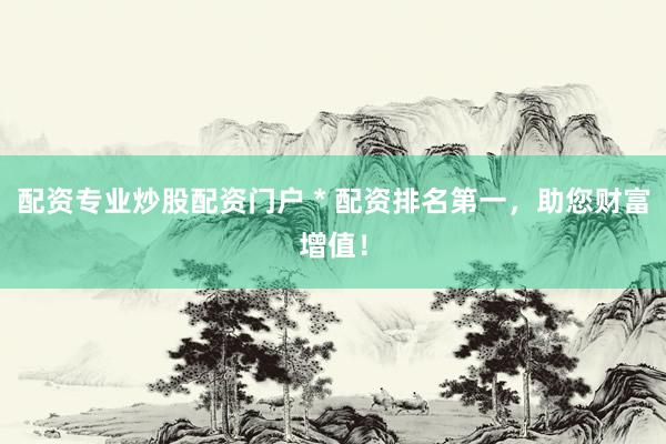 配资专业炒股配资门户 * 配资排名第一，助您财富增值！